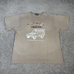 Vintage Camel Trophy Shirt Mens L Land Rover Adventure Wear Short Sleeve USAi